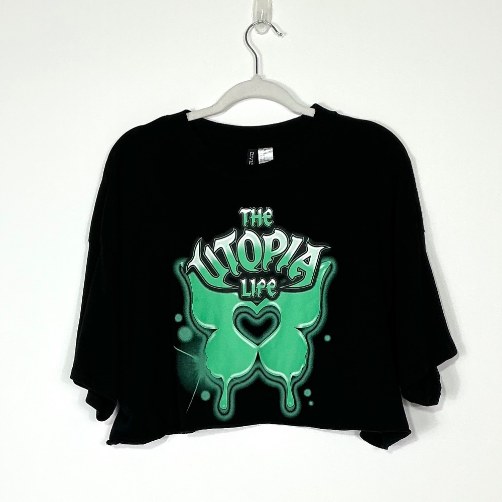Ladies Divided Utopia Crop Top - Size Medium